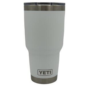 LASER ENGRAVED PERSONLAIZATION YETI 30oz. TUMBLER - WHITE